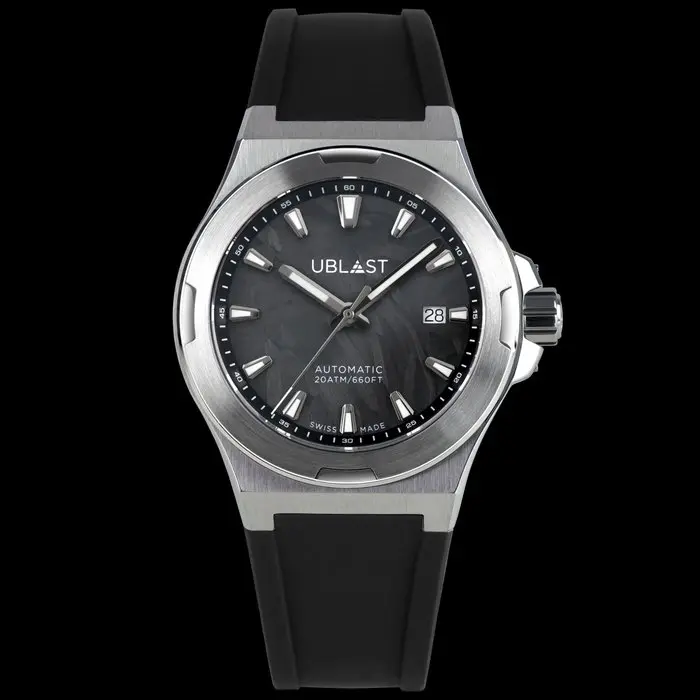 Ublast - Beyond Forget Carbon Dial - Automatic Swiss Made...
