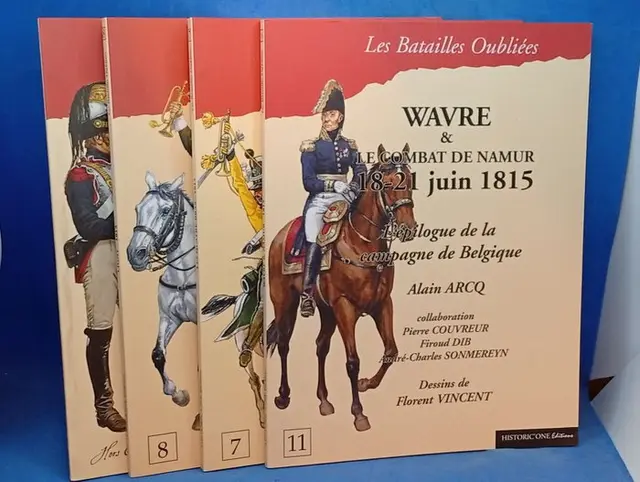 - - Lot Les Batailles Oubliées/Eylau-Quatre-Bras-Ligny-Wavre - 2013