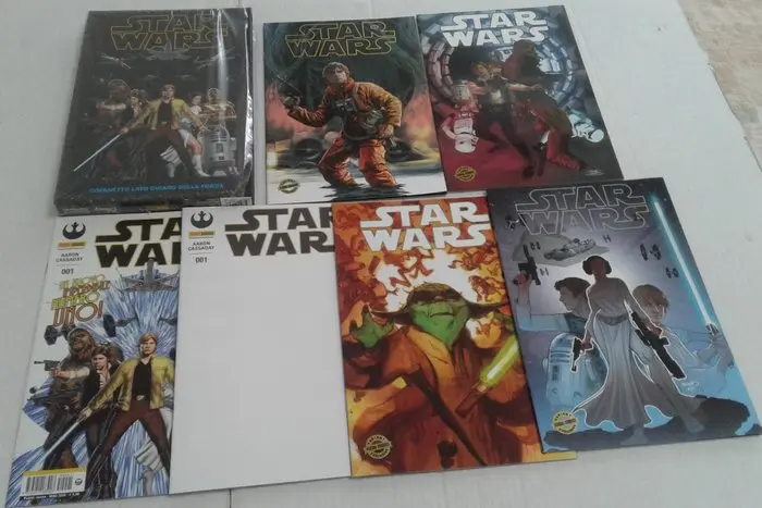 Star Wars - numeri #1 con cofanetto rigido - 6 Variant cover - Prima edizione - 2015