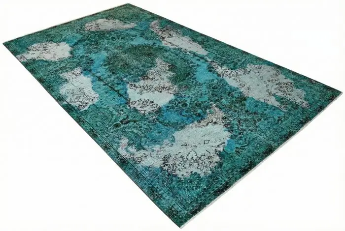 Turquoise vintage - Rug - 285 cm - 170 cm - with certificate