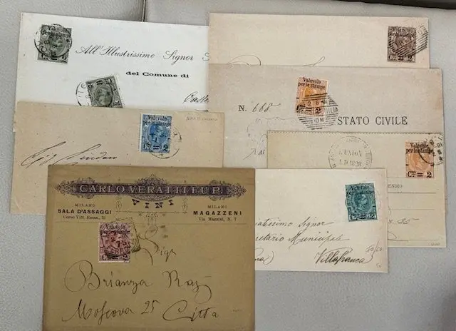Italy Kingdom - Complete series of used postage stamps on...