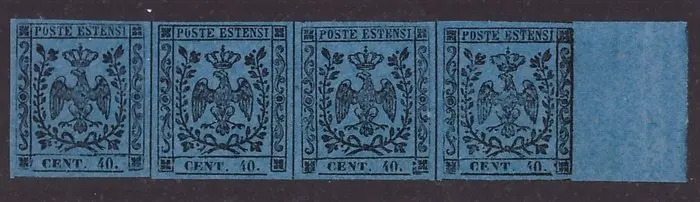 Italian Ancient States - Modena 1854 - 40 c