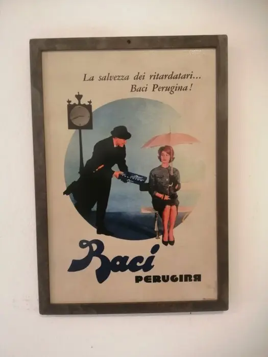 Advertising sign - 1960 - Metal, Paper