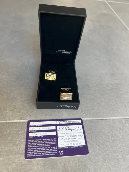 S.T. Dupont - Gold-plated - Cufflinks
