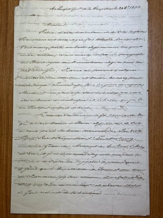 Arsène Maille (Naturalist and Collector) - Autograph...