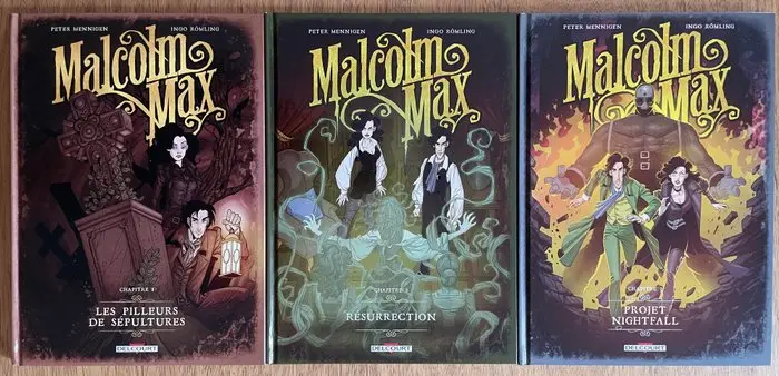 MalcomMax T1 à T3 - Série complète - 3x C - 3 Album - First edition - 2020/2022