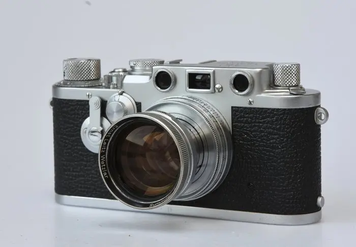 Leica IIF (1e productiebatch!!!; 1000 stuks) en Summitar...