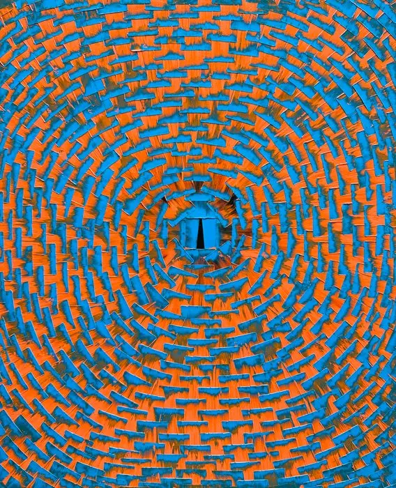 Aykaz Arzumanyan - Rose - 1123 - Abstraction géométrique