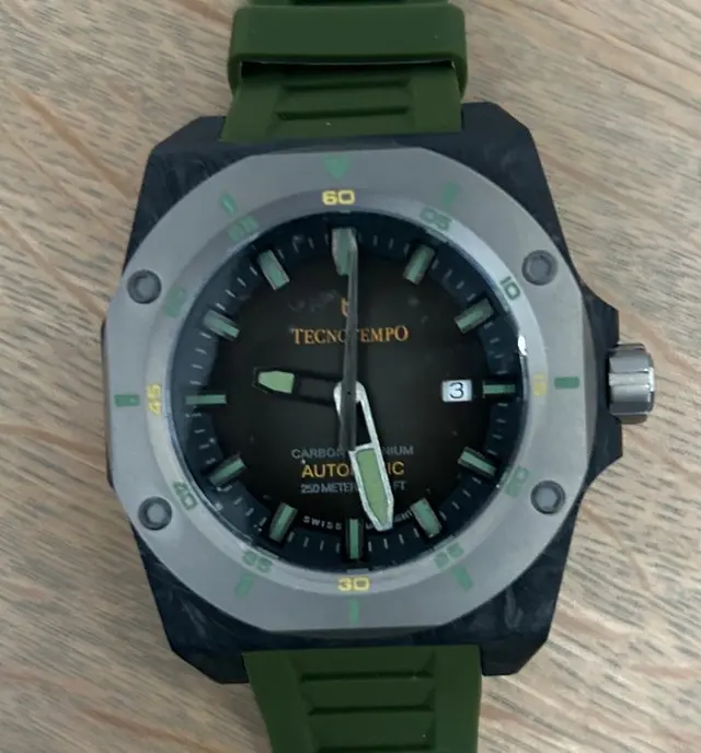 Tecnotempo - Forged Carbon & Titanium - Automatic Swiss...
