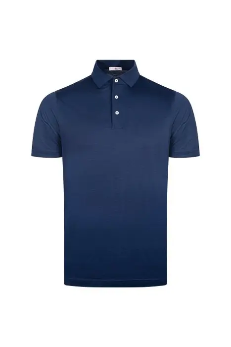 LUCIANO BARBERA - L - Wol Jersey stretch - Luxury - Polo shirt - New with tags