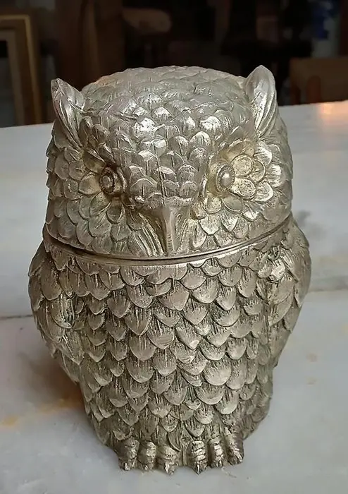 Fonderia d'Arte Firenze - Mauro Manetti - Ice bucket - Owl - Metal