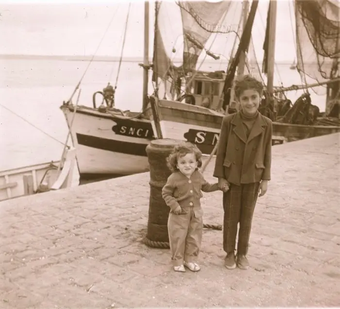 Lot of 20 stereoscopic photos with binder - 1930s and 1950s - Piriac-sur-Mer