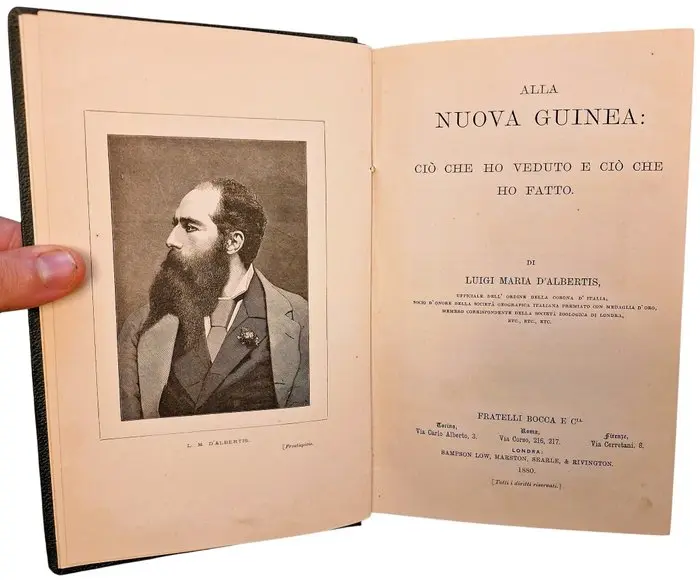 D'Albertis - Alla Nuova Guinea: ciò che ho veduto e ciò che ho fatto - 1880