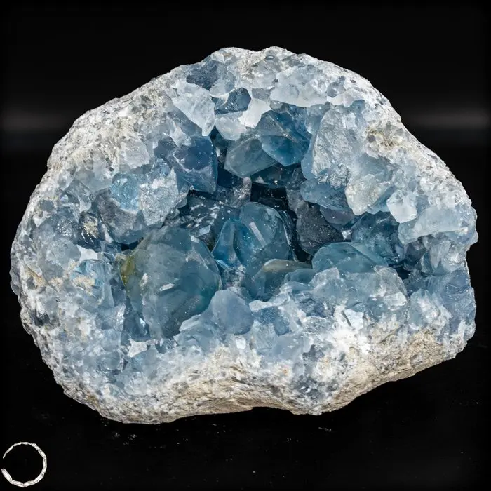 Natural Celestite druse – Sky-blue treasure from the earth.- 3897.75 g