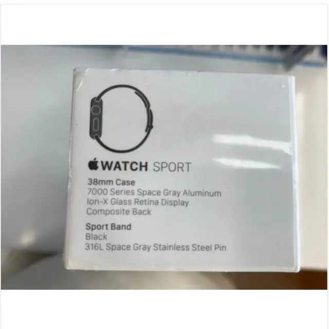 Apple Watch First Gen 38Mm Space Grey Alu - Computer - In original sealed box
