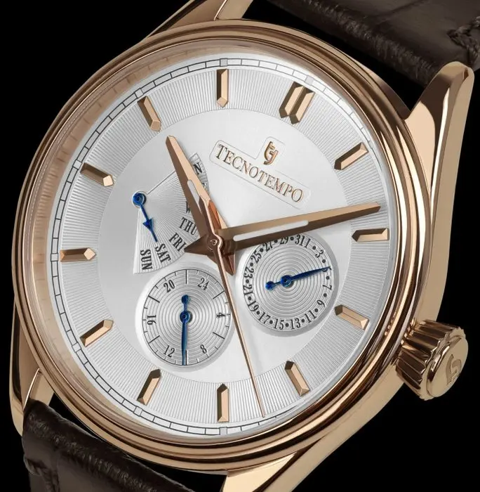 Tecnotempo - "Multihands" - Big Calendar - 39mm - Limited...