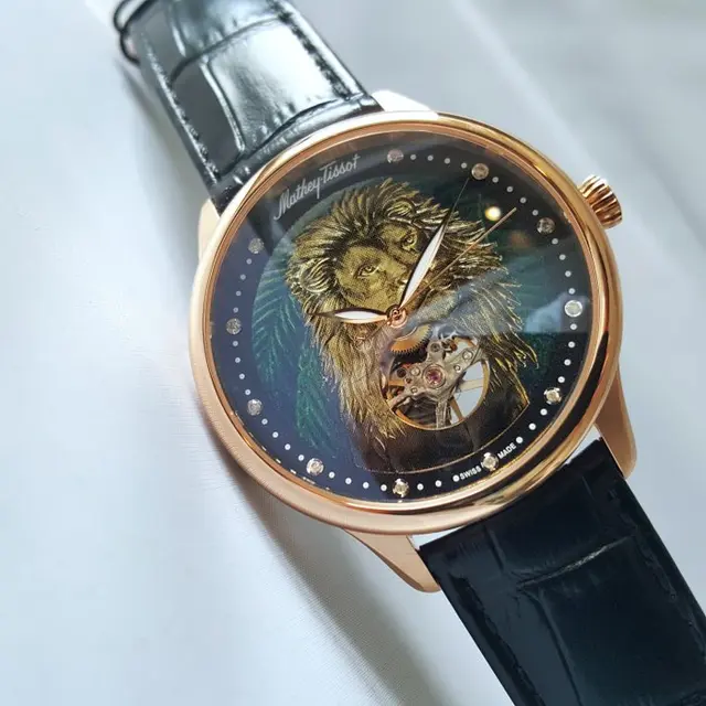 Mathey-Tissot - LION - 11 Diamonds - Catena Calibre Rare...