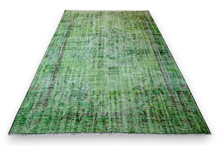 Green vintage - Rug - 250 cm - 160 cm - with certificate