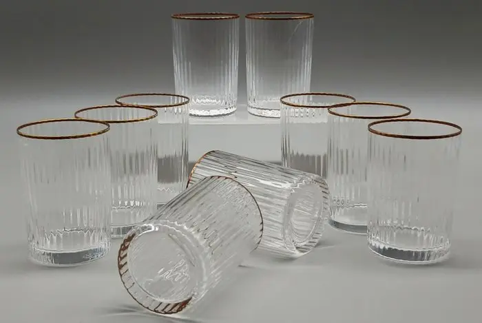 Nason & Moretti - Drinking set (10) - Crystal