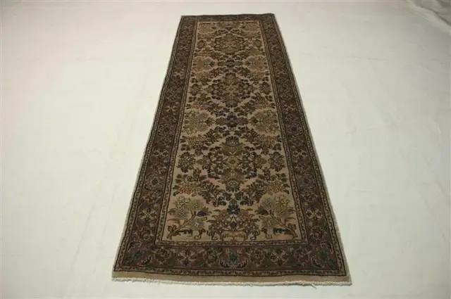 Hand-knotted Indian rug, wool, freshly cleaned - Carpet - 173 cm - 57 cm