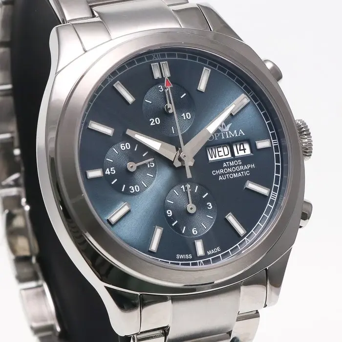 Optima - ATMOS Valjoux automatic - OSAC449-SS-19 - Men - 2010-2020