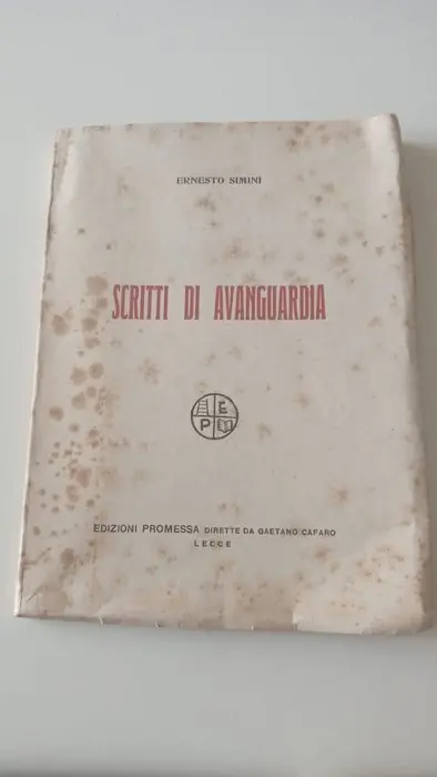 Ernesto Simini - Scritti di Avanguardia - 1932