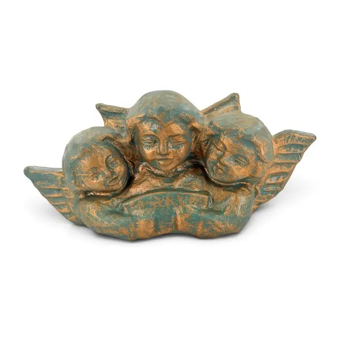 Sculpture, Querubines - 45 cm - Papier-mache