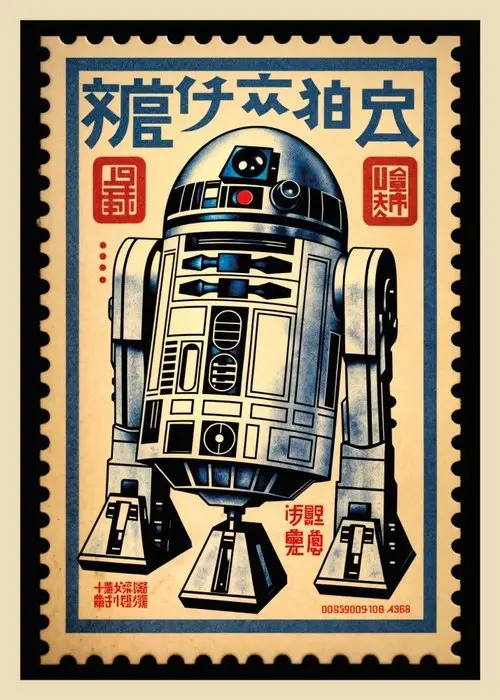 Kobalt - R2-D2 - Galaxy stamp series