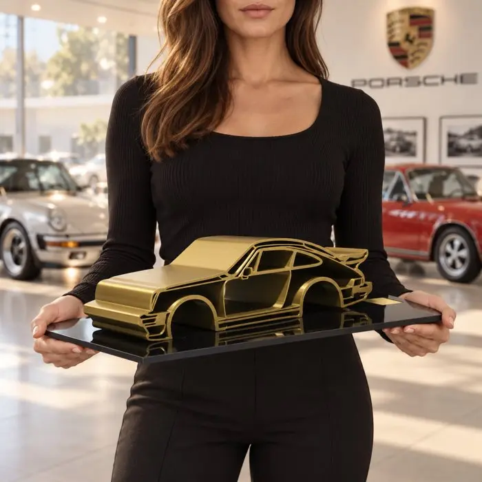 Porsche 911 RS 1974 "Silver Bronce" - 1/12 Scale - XXL...