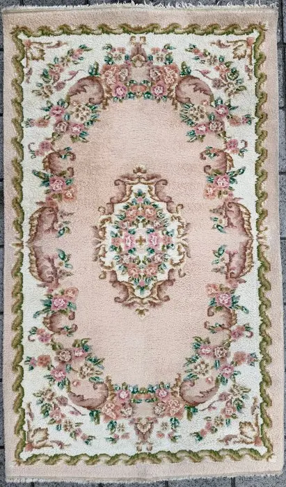 Aubusson rug - cleaned - hand-knotted - wool - Carpet - 212 cm - 126 cm