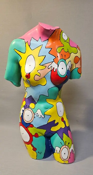 'Boer 96'. - Figurine - Pop Art Betonnen Torso - Solid poured concrete