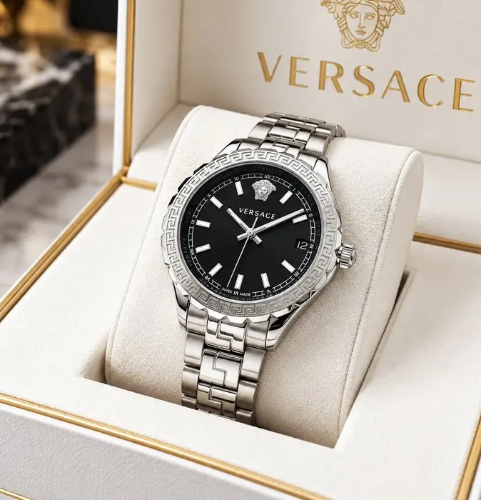 Versace - Swiss Made - HELLENYIUM - Sapphire - Date - New - Women - 2026