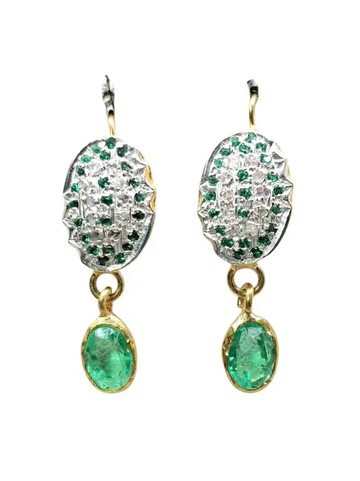 No reserve price - Earrings - 9 kt