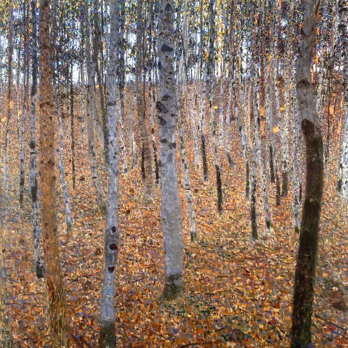 Gustav Klimt (after) - Beech Forest I - Fine art giclée - 40x39 -