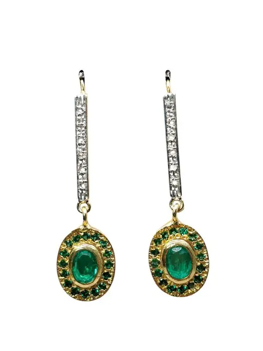 No reserve price - Earrings - 9 kt