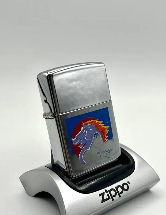 Zippo - Flaming Horse “Stanley Mouse Artist Series "...