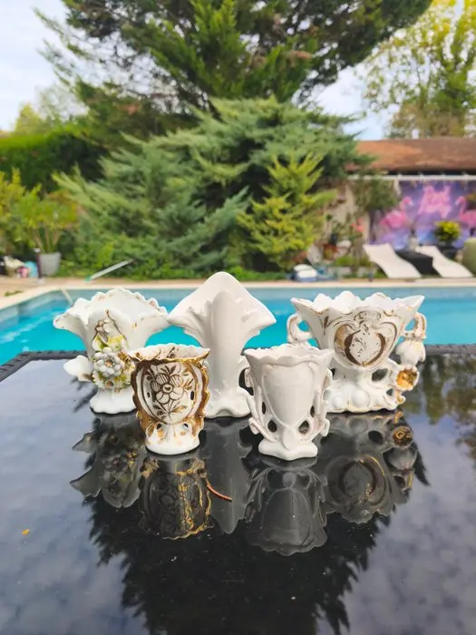Porcelaine de Paris - Vase (5) - Porcelain