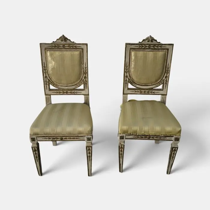 Chair (2) - Polychrome wood