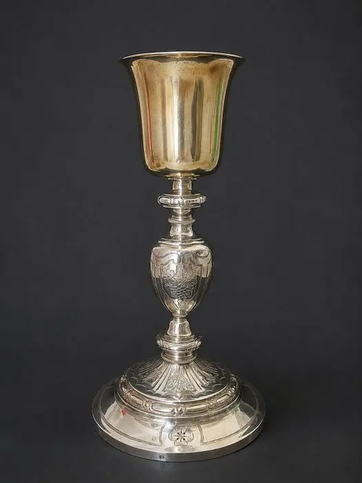 Étienne-Auguste Genty - Chalice - Vermeil, .950 silver - Liturgical chalice