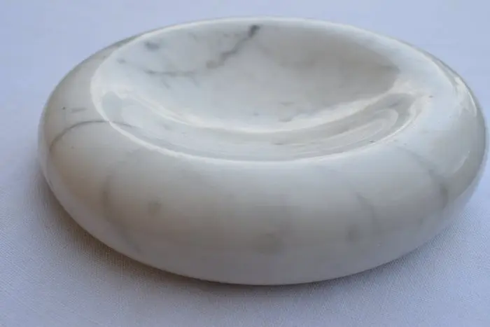 Ashtray - Carrara marble - Valet tray / Ashtray