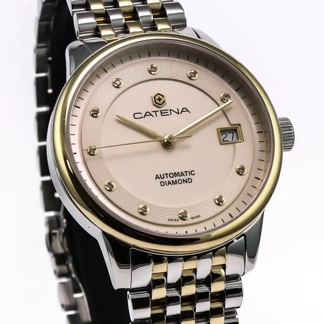 Catena - Diamond Swiss Automatic Watch - CAD028-1EM - No...