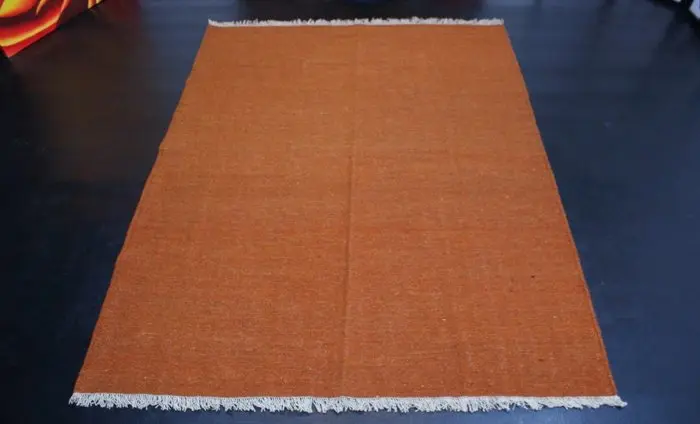 Handwoven Turkish vintage Kilim rug