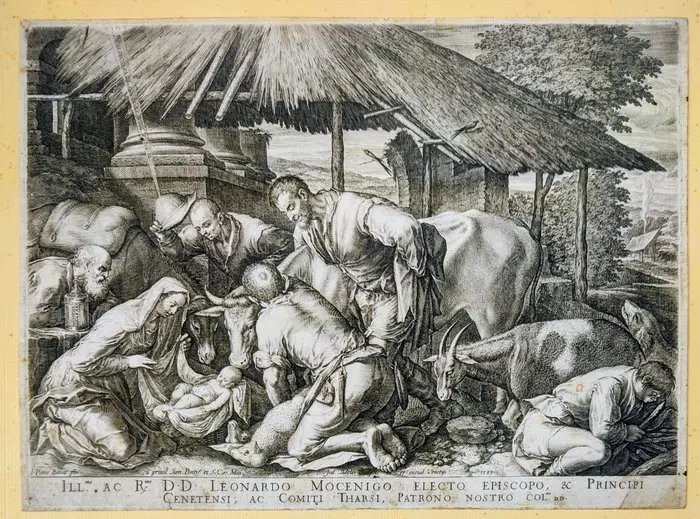 Jan Sadeler I (1550-1600) after Jacopo Bassano - The...