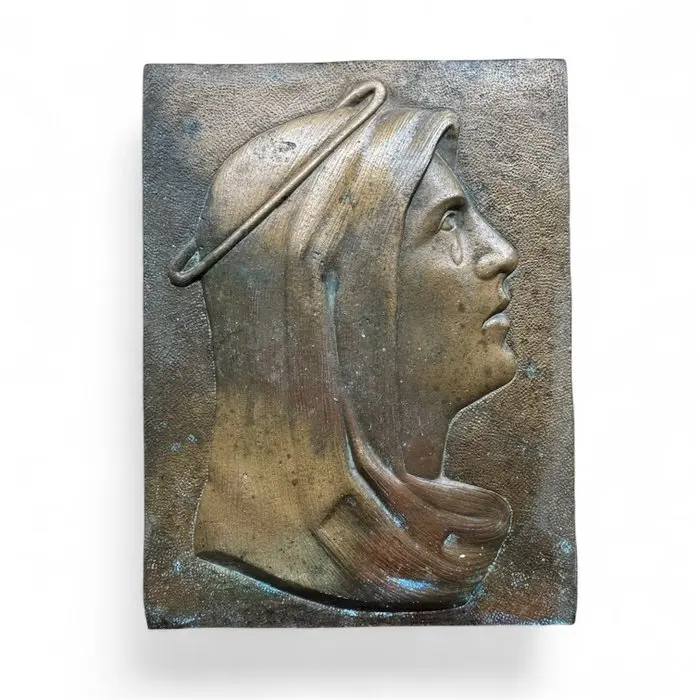 Relief, Mater Dolorosa - 23.5 cm - Bronze