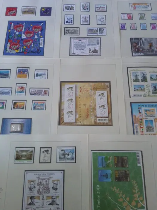 France 2010/2010 - France stamp collection: mint never...
