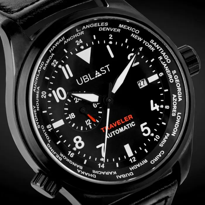 Ublast - Traveler Automatic World Time - No reserve price...