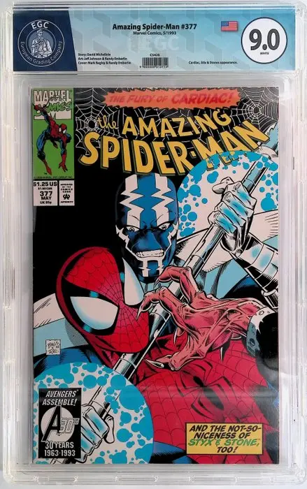 Amazing Spider-Man #377 - EGC 9.0 - 1 Graded comic - First edition - 1993