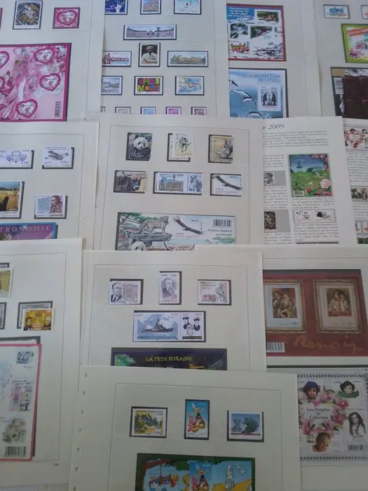 France 2009/2009 - Complete collection of stamps