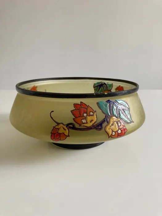 Art Nouveau Vessel - Glass - 1910-1920 - Legras / Saint-Denis