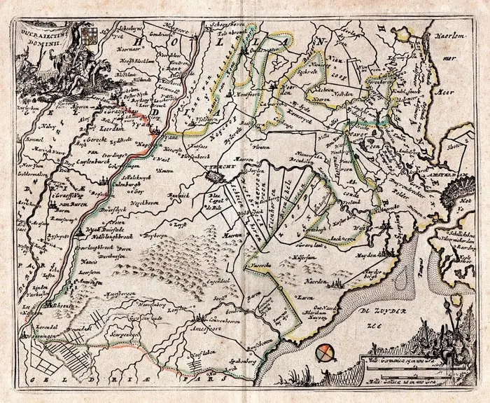 Netherlands - Utrecht; Verdussen - Ultraiectini Dominii - 1725